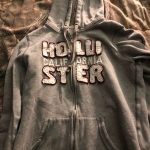 Hollister zip up hoodie